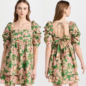 MISA Los Angeles Kate Dress in Kelly Blossoms Size Small